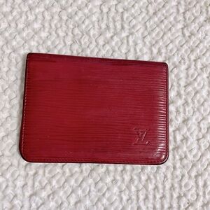 Louis Vuitton Epi Red Card Holder
